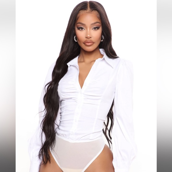 Cashin’ Out Poplin Bodysuit - Picture 2 of 5